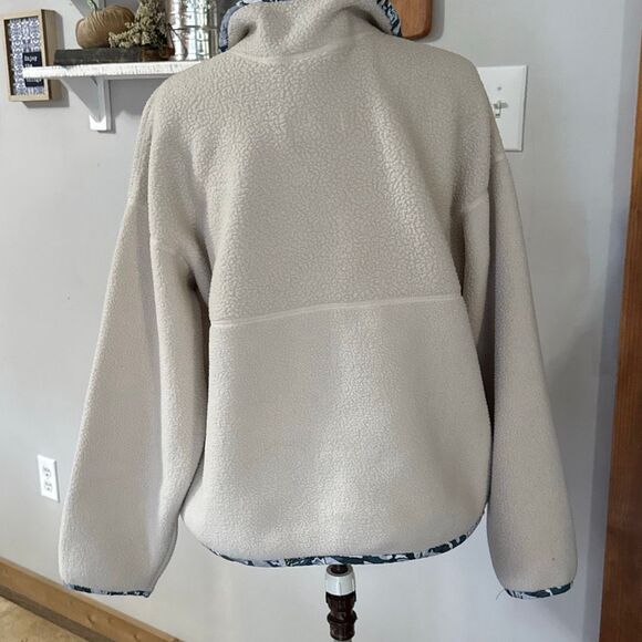 The North Face Womens LIBERTY of London CRAGMONT quarter SNAP FLEECE Bleached Sa - Picture 5 of 9